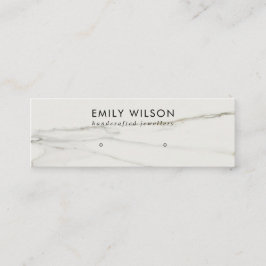 カラカッタ大理石テクスチャスタッドイヤリングディスプレイ スキニー名刺