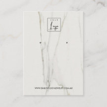 カラカッタ大理石テクスチャスタッドイヤリングディスプレイ