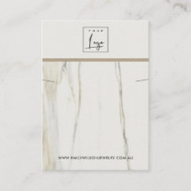 カラカッタ大理石テクスチャネックレスブレスレットディスプレイ