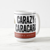 カラカラのマグのためのCarazy コーヒーマグカップ (正面右)
