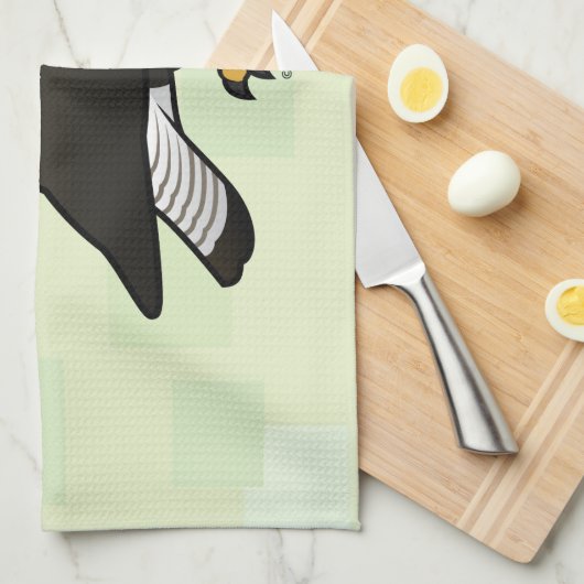 カラカラの表示 キッチンタオル (四つ折り)