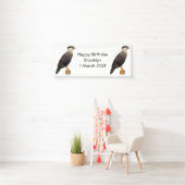 カラカラ鳥風漫画イラストレーション 横断幕 (インサイチュ)