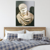 カラカラ、ローマ大理石のキュイラスバスト、212-217 AD キャンバスプリント (インサイチュ (寝室))