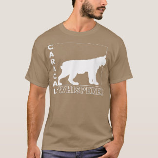 カラカルキャットウィスパーラーリンラバーワイルドキャットカラカルL Tシャツ
