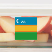 カラカルパクスタンの旗 ラベル (貼付)