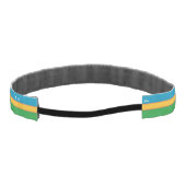 カラカルパクスタン国旗 アスレチックヘッドバンド (裏面)