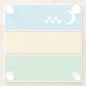 カラカルパクスタン国旗 ガラスコースター (裏面)