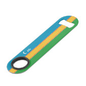 カラカルパクスタン国旗 スピード栓抜き (正面アングル)