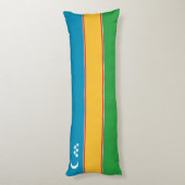 カラカルパクスタン国旗 ボディピロー (裏面 (縦))