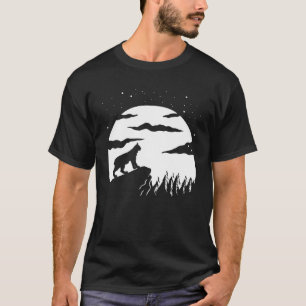 カラカルワイルドムーン銀河系ナイトカラカルキャットリンクスWi Tシャツ