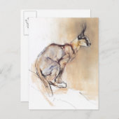 カラカル2009年着席 ポストカード (正面/裏面)