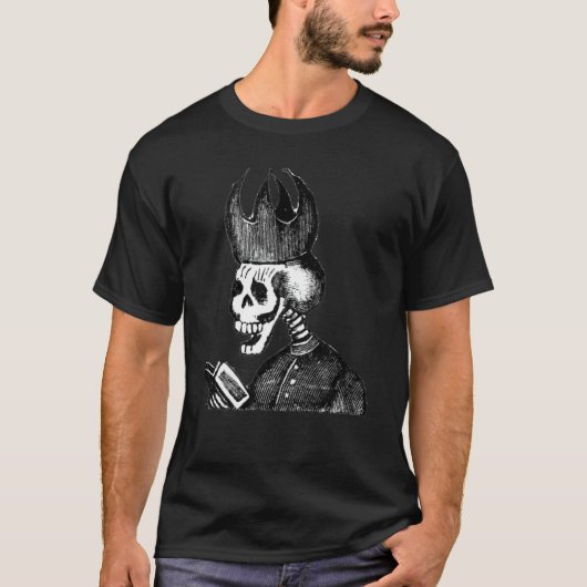 カラカ メキシコ スケルトン カトリック大司教 Tシャツ (正面)
