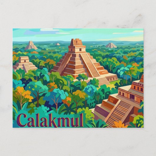 カラクムル メキシコ ポストカード (正面)