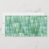 カラクリスティウエンナーギリシャのクリスマスツモダンリー シーズンカード (裏面)