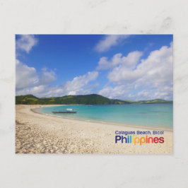 カラグアスビーチビコルPhilippinesはがき ポストカード