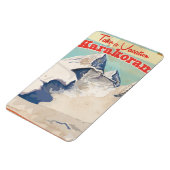 カラコラムヴィンテージバケーションポスター マグネット (左側)