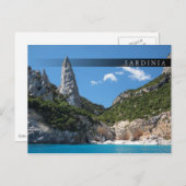 カラゴロリッツェビーチサルデーニャバー葉書 ポストカード (正面/裏面)