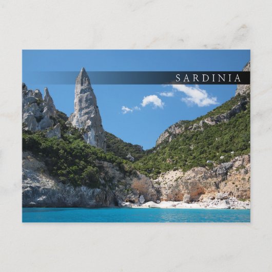 カラゴロリッツェビーチサルデーニャバー葉書 ポストカード (正面)