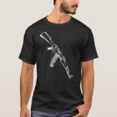 カラシニコフ自動小銃のカラシニコフのカラシニコフ自動小銃のライフルの所有者 Tシャツ (正面)