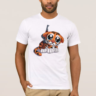 カラシニコフ自動小銃のトラ Tシャツ