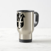 カラシニコフ自動小銃の盾のマグ トラベルマグ (正面右)