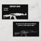 カラシニコフ自動小銃のfflの名刺 名刺 (正面/裏面)