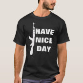 カラシニコフ自動小銃のTシャツ Tシャツ (正面)