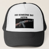 カラシニコフ自動小銃は、ヒッピーを言うために誰かをしました キャップ (正面)