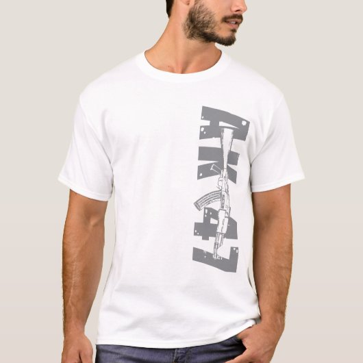 カラシニコフ自動小銃銃のワイシャツの側面のカラシニコフカラシニコフ自動小銃 Tシャツ (正面)