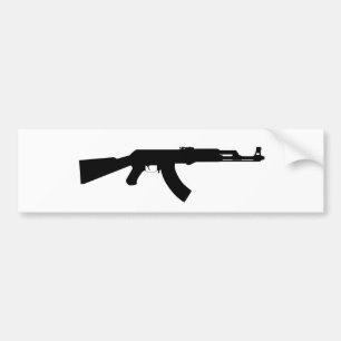 カラシニコフ自動小銃銃 バンパーステッカー