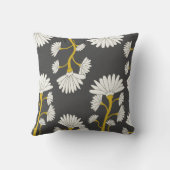 カラシ白い花 クッション (裏面)