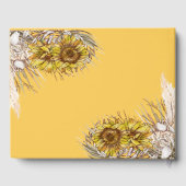 カラシ素朴のヒマワリ ゲストブック (裏面)