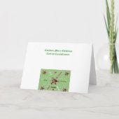 カラジューム属のメリークリスマスカード シーズンカード (裏面)