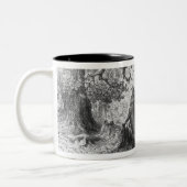 カラスおよびキツネ ツートーンマグカップ (左)