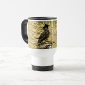 カラスおよび骨組 トラベルマグ (正面左)