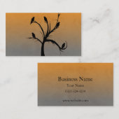 カラスが付いている木 名刺 (正面/裏面)