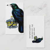 カラスが王の冠を盗む。 名刺 (正面/裏面)