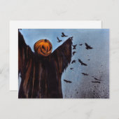 カラスが笑う ポストカード (正面/裏面)