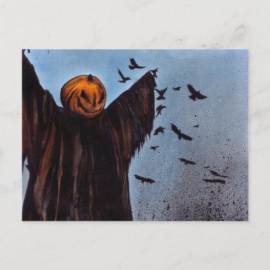 カラスが笑う ポストカード (正面)