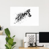 ...カラスが飛ぶように ポスター (ホームオフィス)