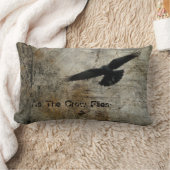 カラスが飛ぶように ランバークッション (ブランケット)