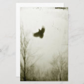 カラスが飛ぶように 便箋 (正面/裏面)