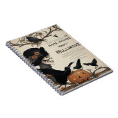 カラスで感じ毎日ハロウィンを ノートブック (右側)