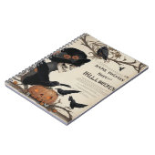 カラスで感じ毎日ハロウィンを ノートブック (左側)