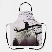 カラスで霧の中の木 エプロン (正面)