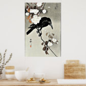 カラスとさくらんぼの花 – 大原小村 ポスター (キッチン)