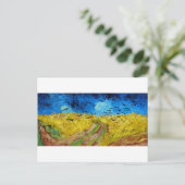 カラスとウィートフィールド、ヴァン・ゴッホ ポストカード (スタンド正面)