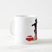 カラスとクロス コーヒーマグカップ (正面左)