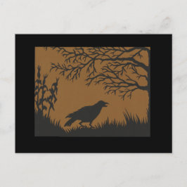 カラスとコーン ポストカード
