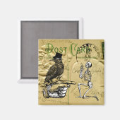 カラスとスケルトン マグネット (正面/裏面)